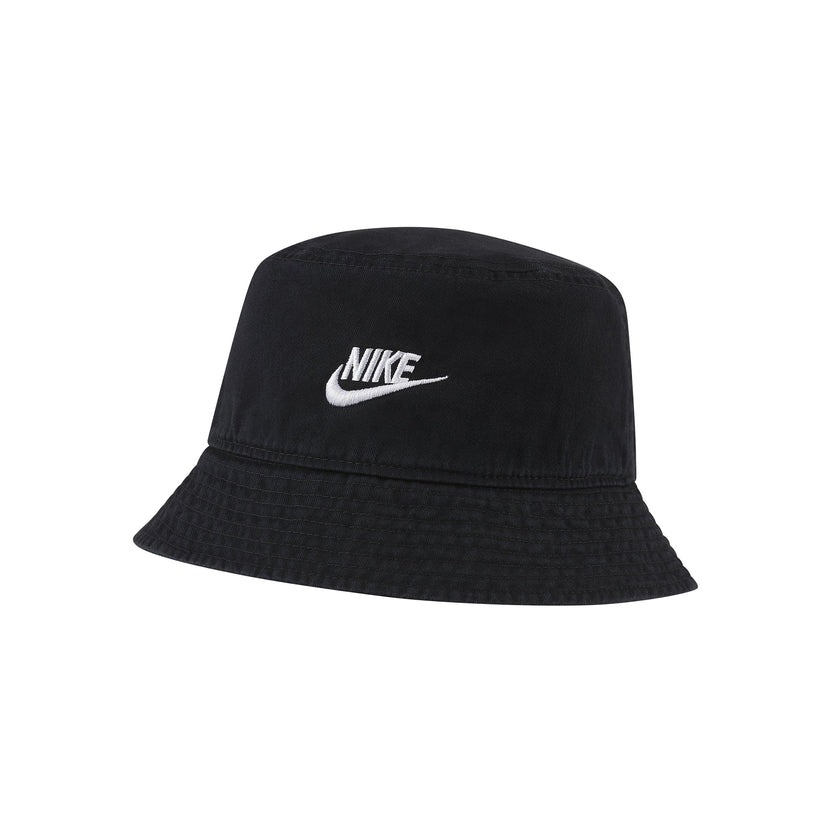 PHỤ KIỆN CHÍNH HÃNG - Mũ Bucket Nike Sportswear Hat Black/White  - DC3967-010