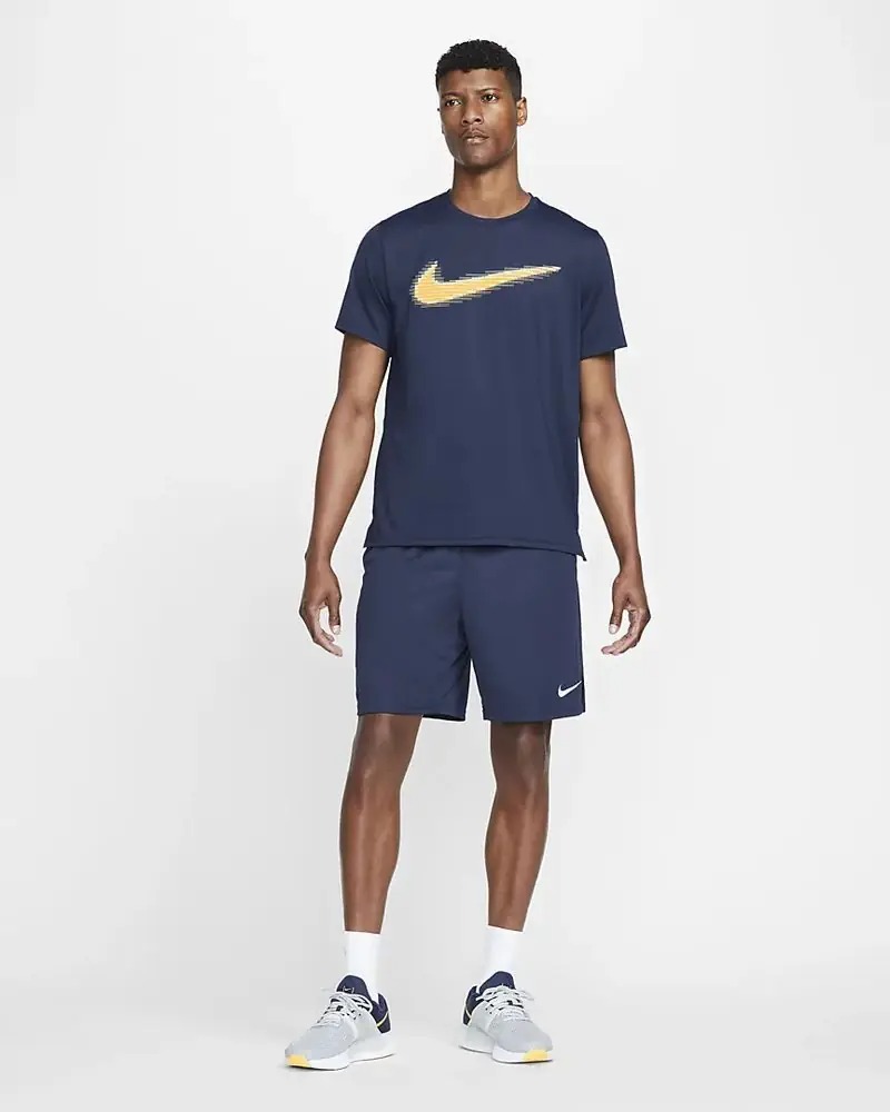 Quần Shorts Chính Hãng - Nike Dri-FIT Men's 8 Knit Training 'Navy' - DD1887-451