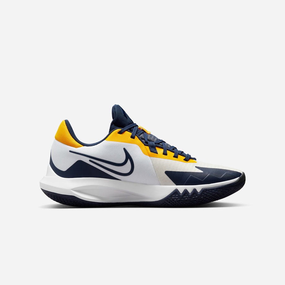 Giày Bóng Rổ Chính Hãng Nike Precision 6 'White Midnight Navy' - DD9535-101