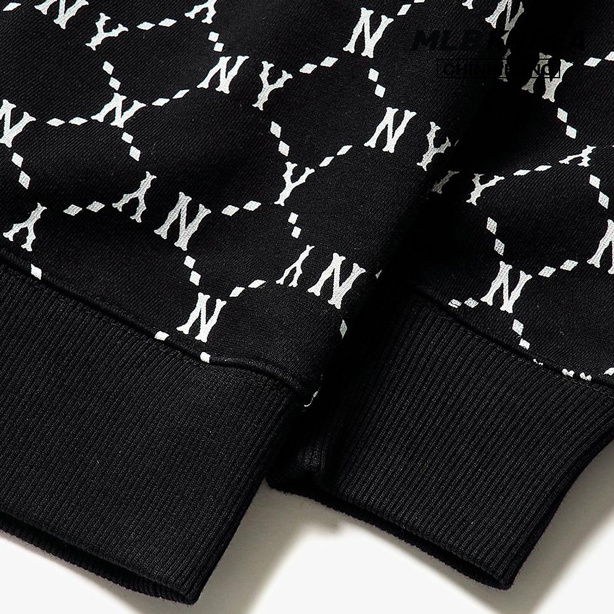ÁO SWEATSHIRTS CHÍNH HÃNG - MLB Diamond Monogram All Overfit 'Black' - 3AMTM0314-50BKS