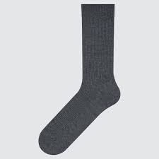 Phụ Kiện Chính Hãng - Tất Uniqlo Heattech Socks 'Xám Tiêu' (3 đôi/pack ) - UNQ-02