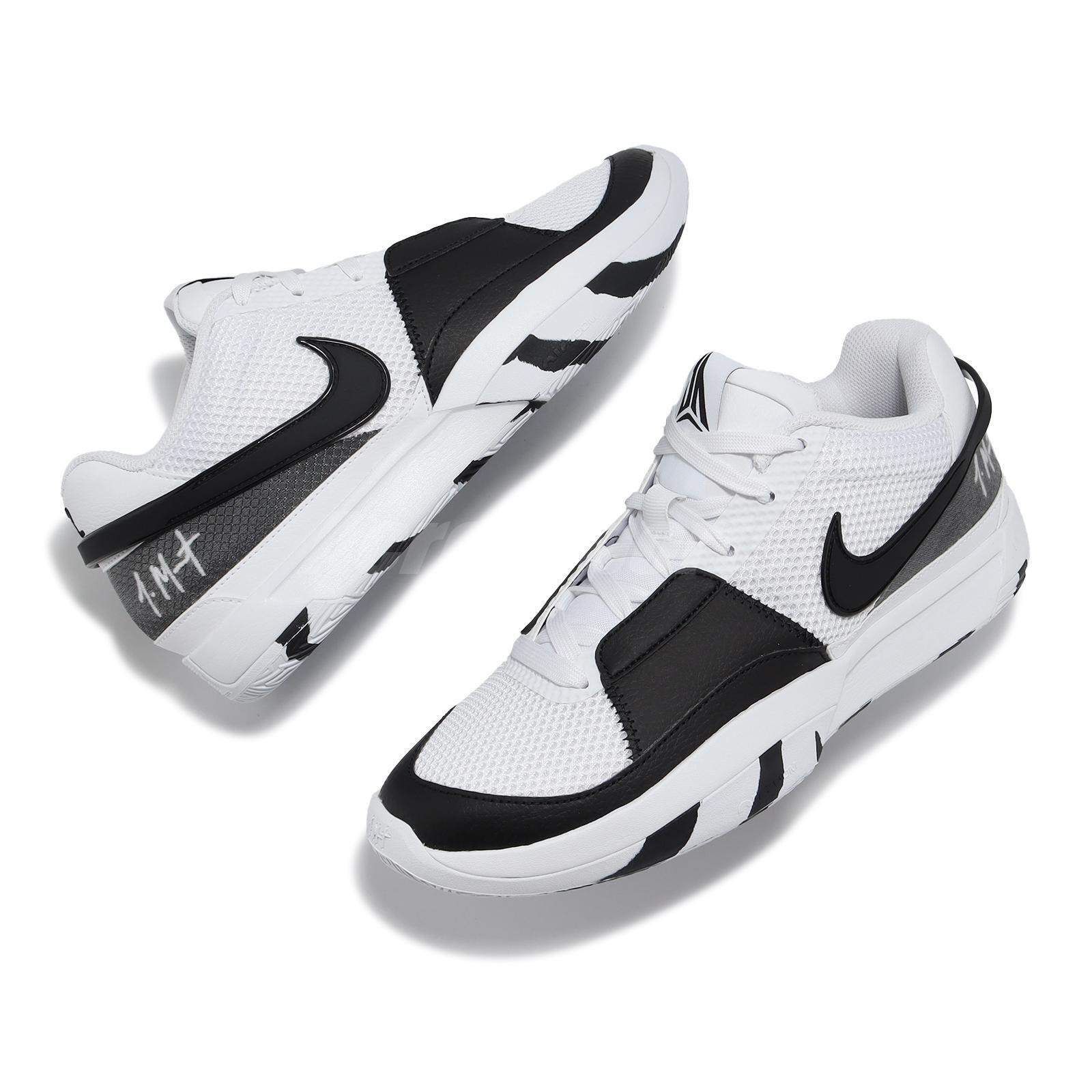 GIÀY BÓNG RỔ CHÍNH HÃNG - Nike JA 1 EP Scratch 2.0 White Black Men Ja Morant - DR8786-101