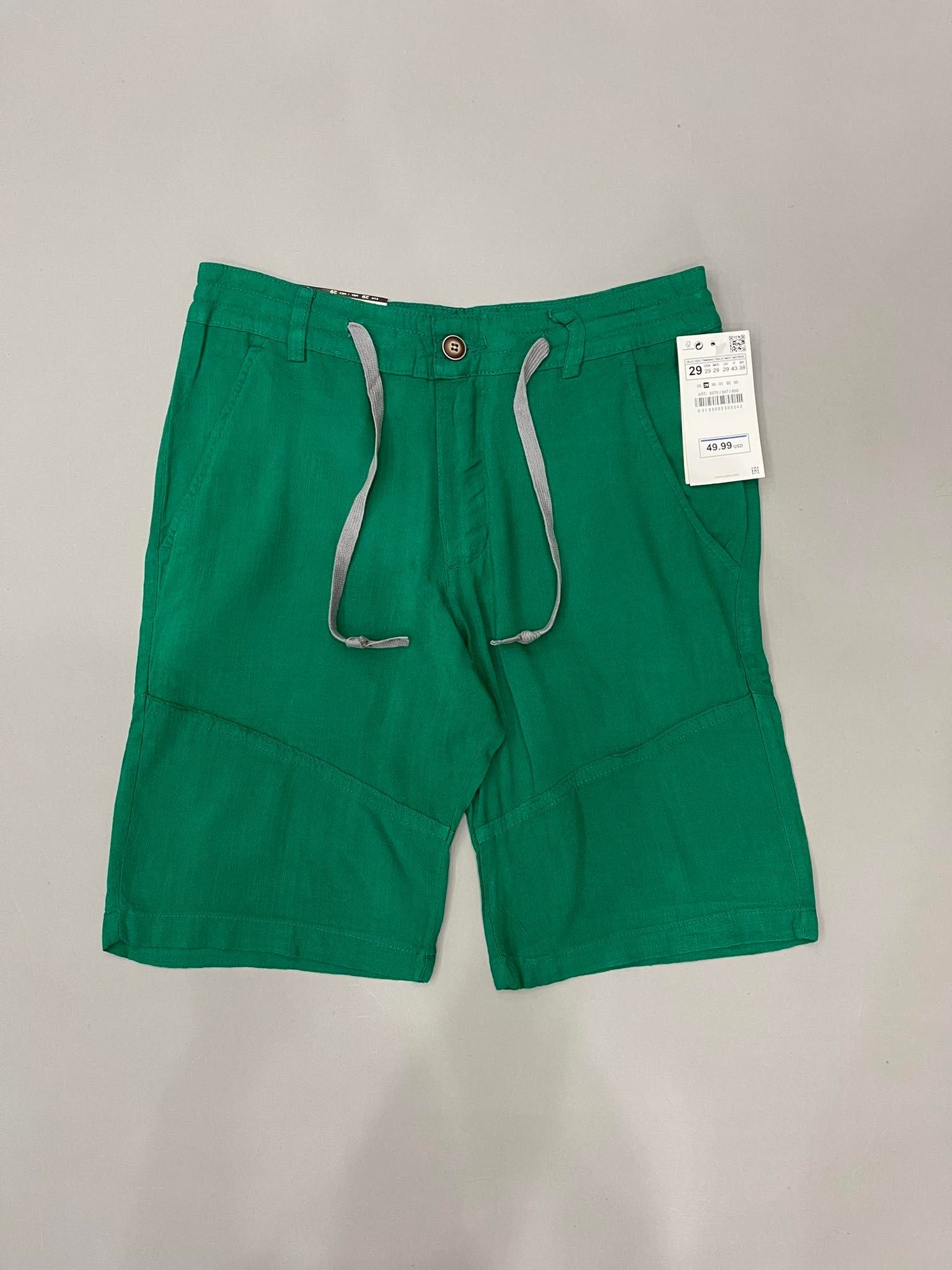 Quần Đùi Nam- Zara Men's Linen 