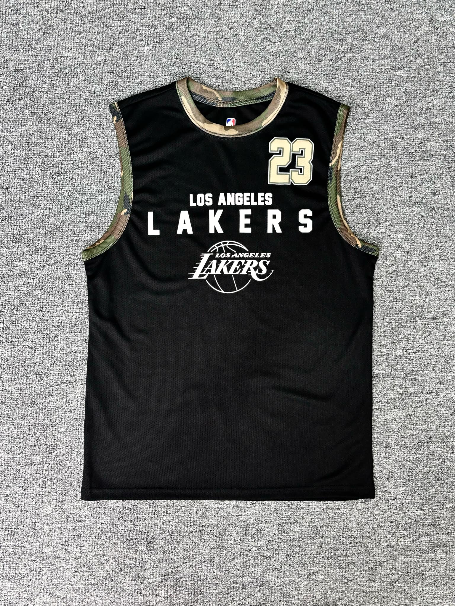 Áo Tshirts Chính Hãng - Áo 3 Lỗ NBA Los Angeles Laker - TNB45-010