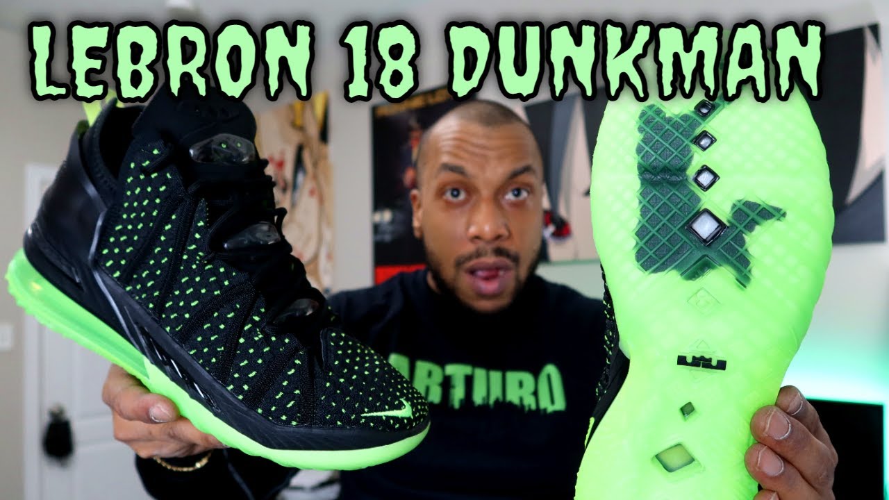 Giày Bóng Rổ Chính Hãng Nike LeBron 18 “Dunkman” Electric Green - CQ9284-005