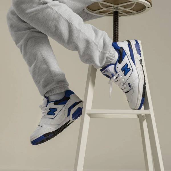 Giày Casual Chính Hãng - Sneaker Nam Nữ NewBalance 550 White/Blue - BB550SN1