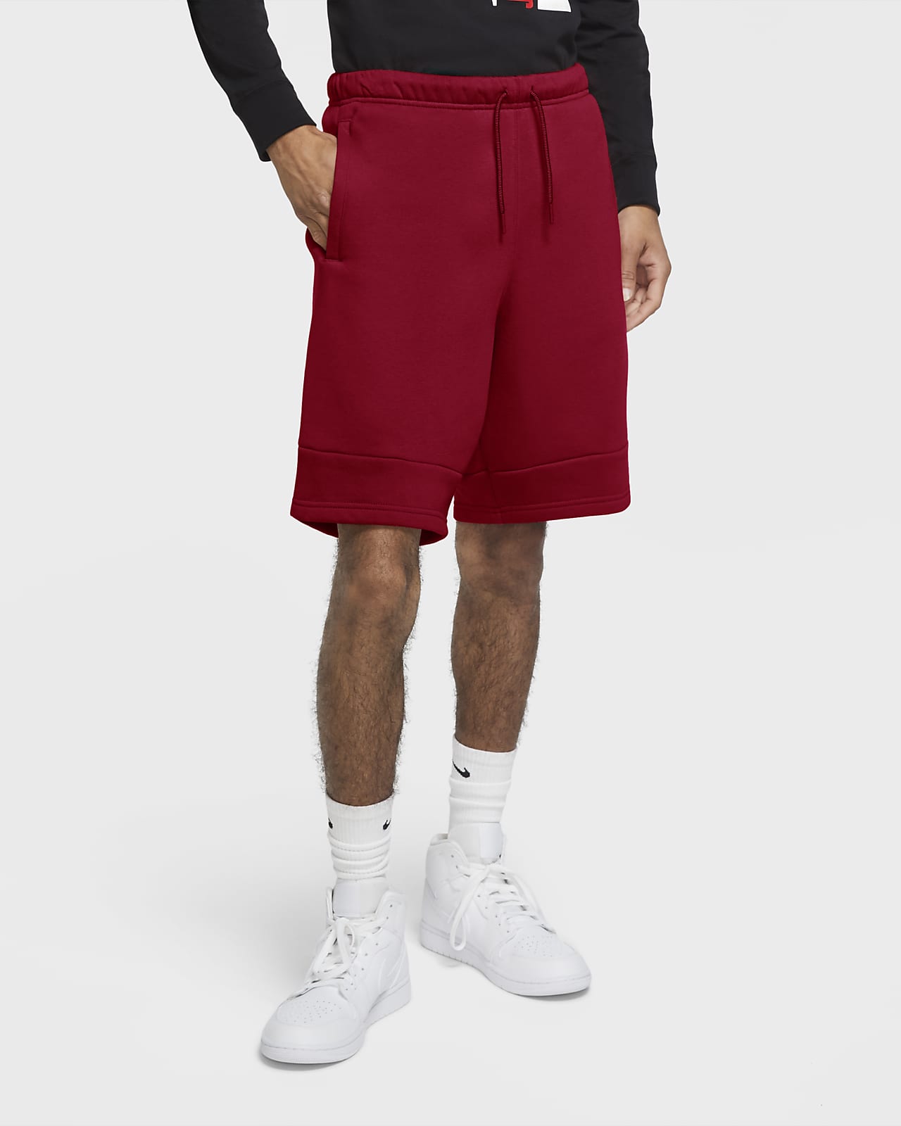 Quần Shorts Chính Hãng - Nike Jordan Jumpman Air Men's Fleece Red - CK6707-687