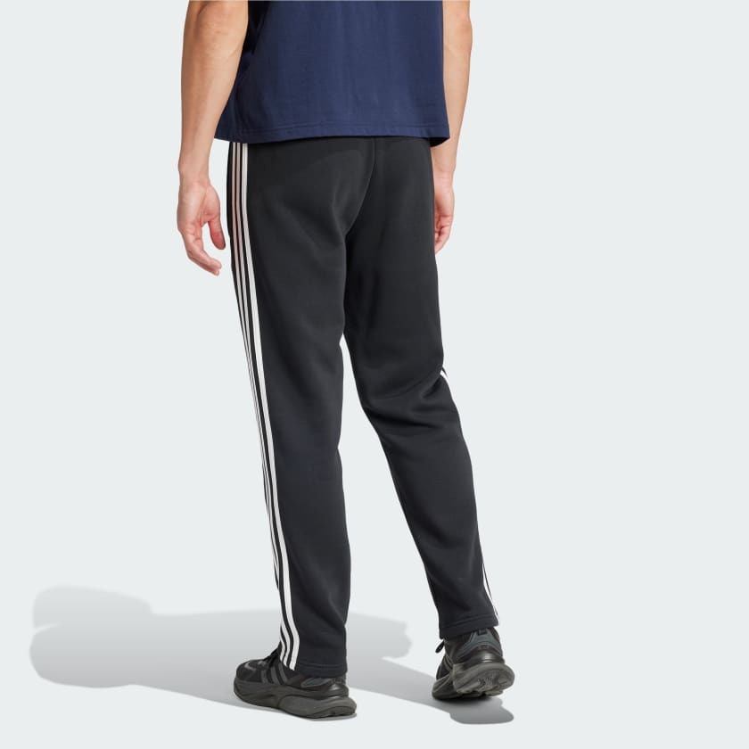 Quần Dài Chính Hãng - adidas Essentials 3-Stripes Fleece Pants ''Black'' - IB4039