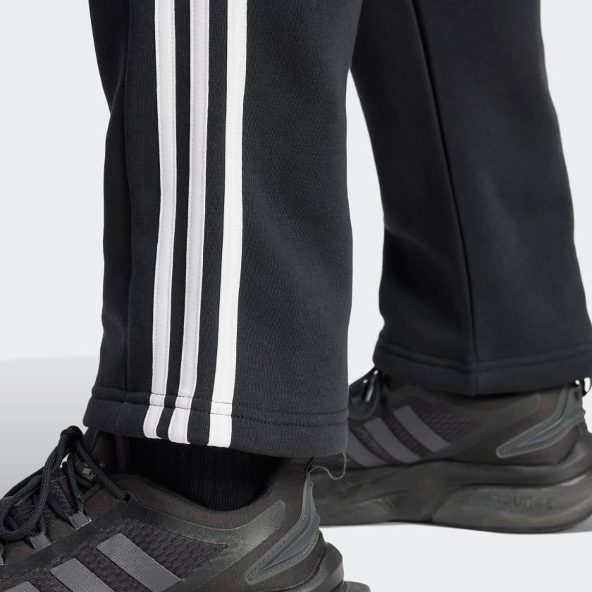 Quần Dài Chính Hãng - adidas Essentials 3-Stripes Fleece Pants ''Black'' - IB4039