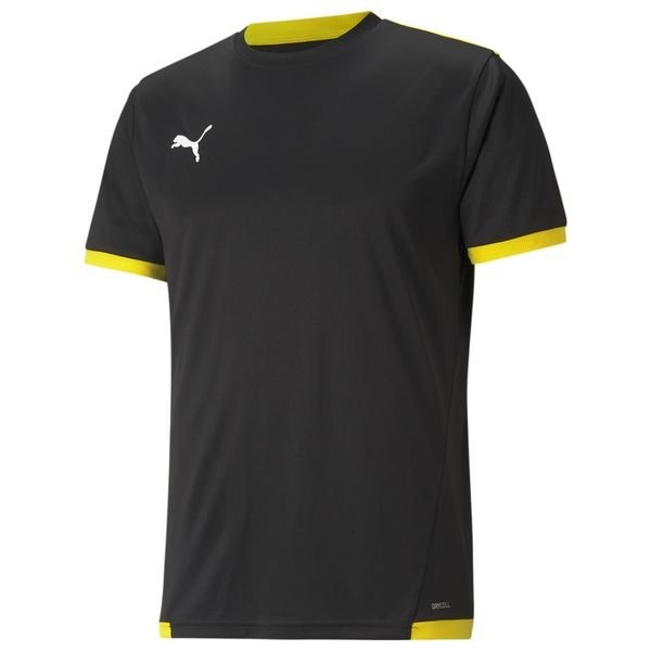 ÁO THỂ THAO HÈ - Puma Studio Man Run Fav Ss Tee Black/ Yellow - 704917-26