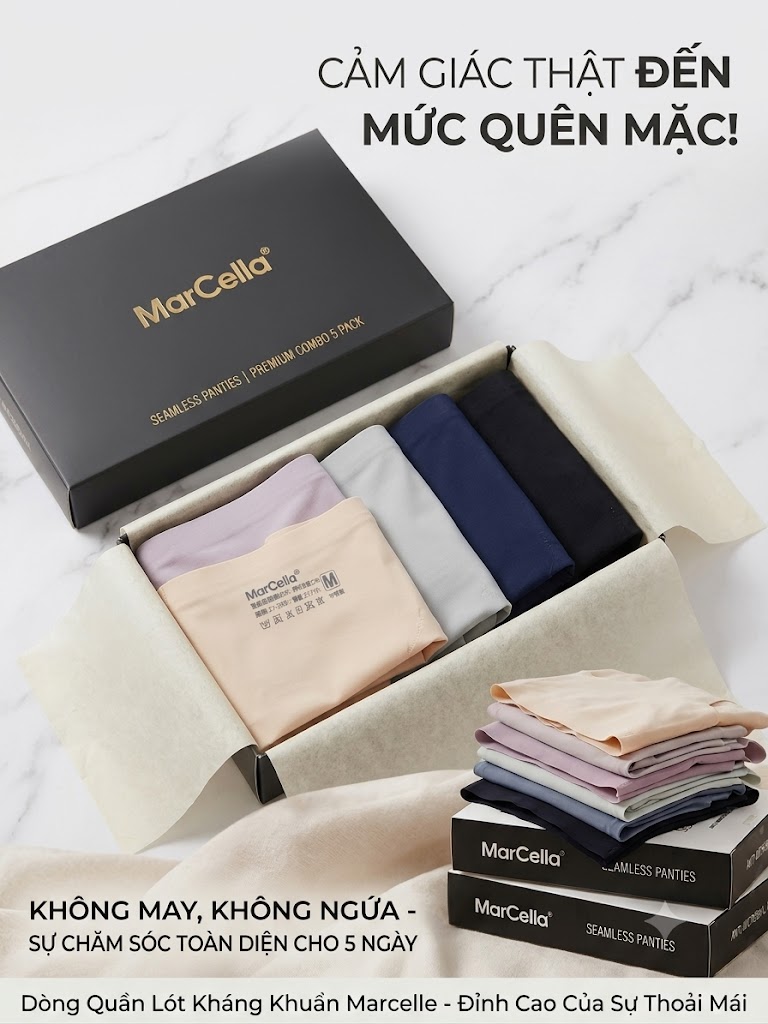 Quần Underwear - Marcelle Seamless Panties Women 5 Chiếc - MCL5pair