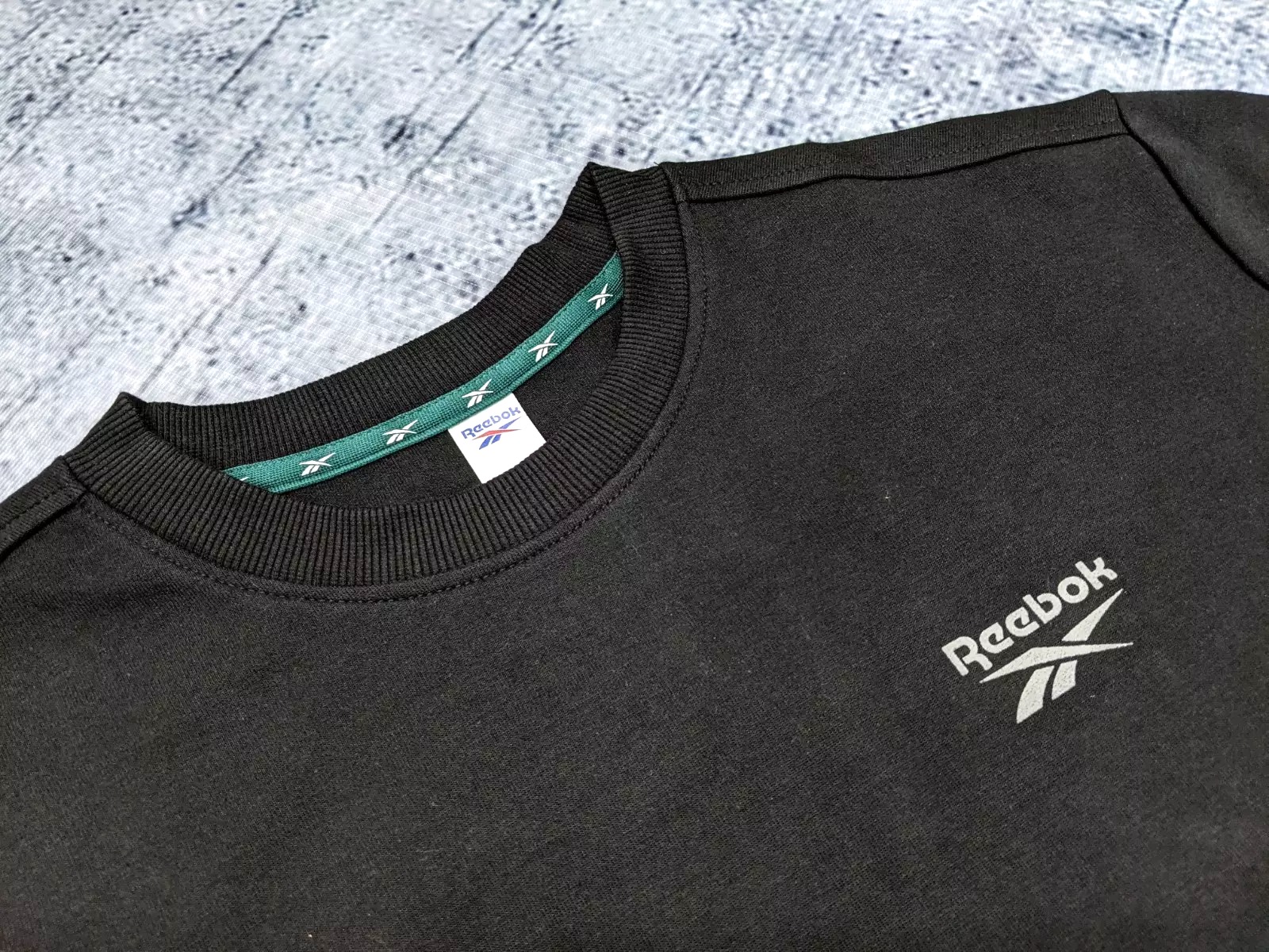 Áo Sweatshirts Chính Hãng - Reebok Long Sleeve 'Black'