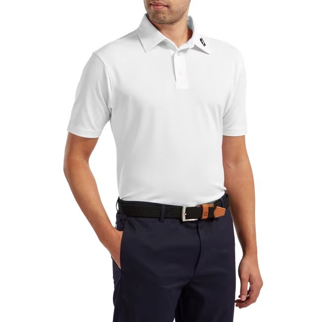 Áo Polo Chính Hãng - FootJoy Men's Stretch Pique Solid Colour Golf Polo Shirt - 91823-01