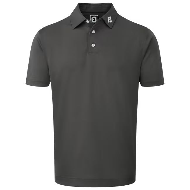 Áo Polo Chính Hãng - FootJoy Men's Stretch Pique Solid Colour Golf 'Grey' - 92420-01