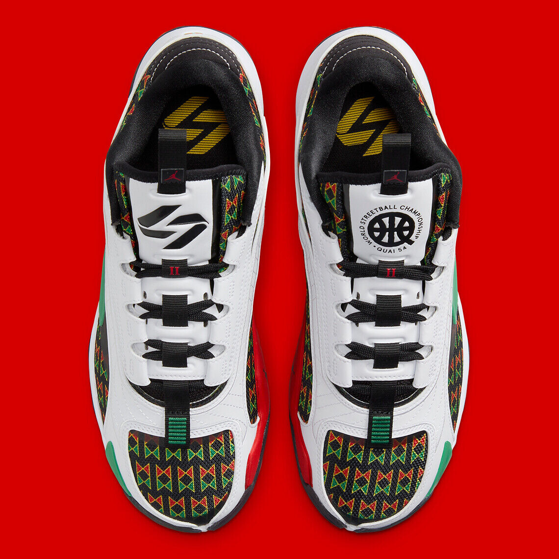 Giày Bóng Rổ Chính Hãng - Nike Air Jordan Luka 2 Quai 54 White Red Green - FQ1154-100