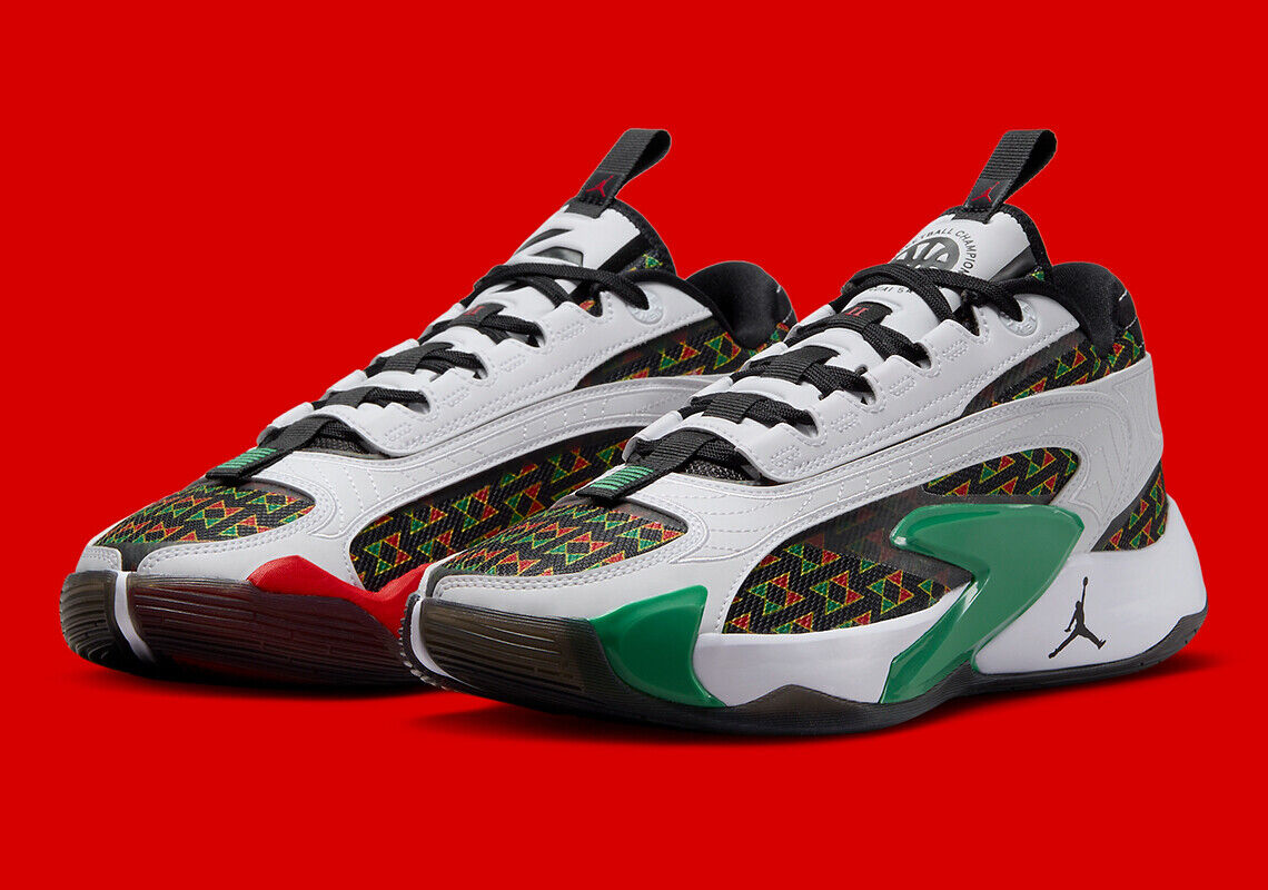 Giày Bóng Rổ Chính Hãng - Nike Air Jordan Luka 2 Quai 54 White Red Green - FQ1154-100