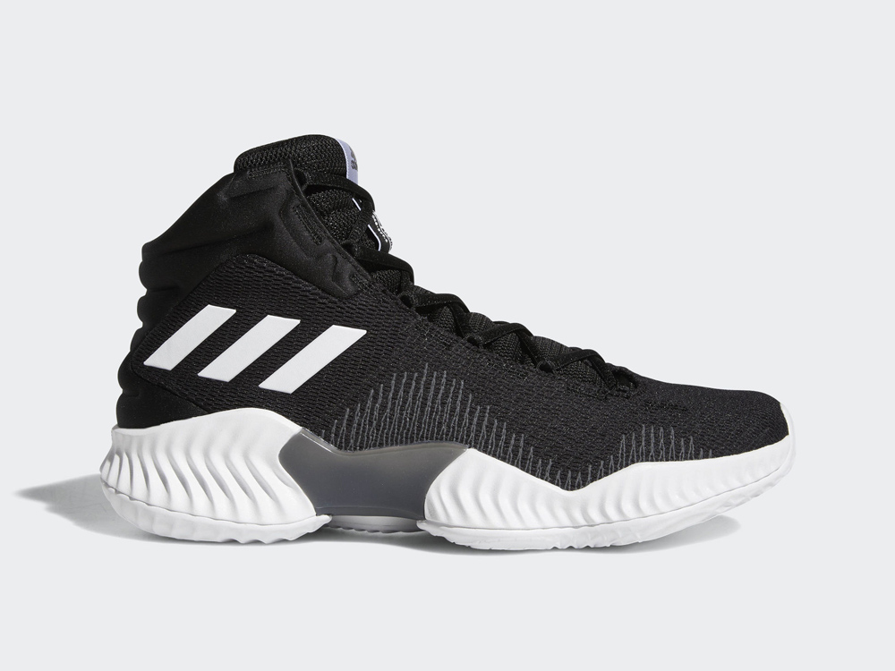 Giày Bóng Rổ Chính Hãng - Adidas Pro Bounce 2018 Black White - FW5746