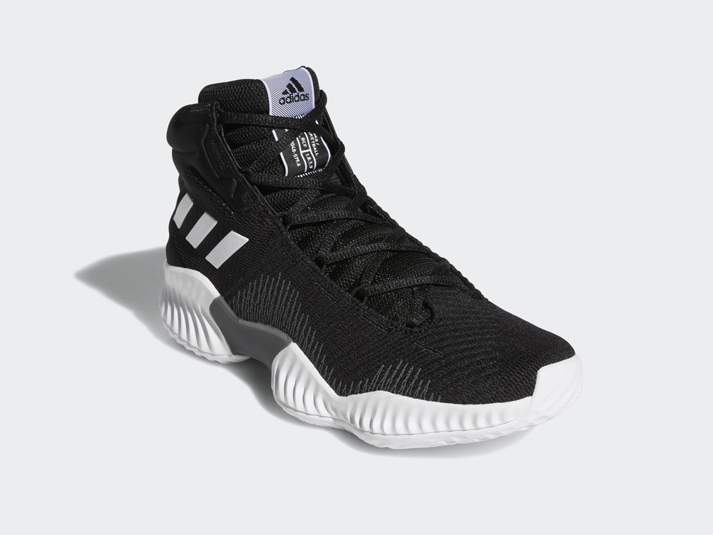 Giày Bóng Rổ Chính Hãng - Adidas Pro Bounce 2018 Black White - FW5746
