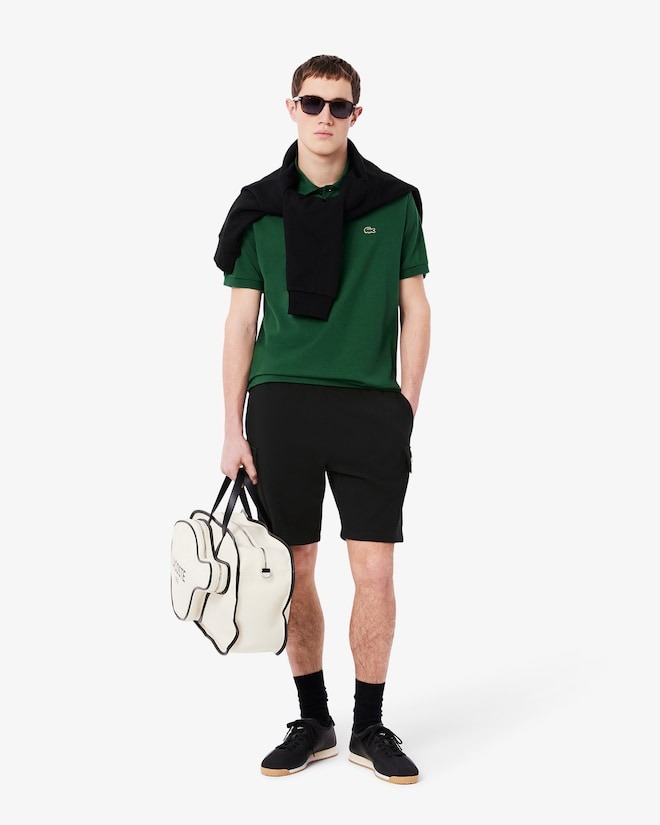Quần Short Chính Hãng - Lacoste Cotton Fleece Cargo 