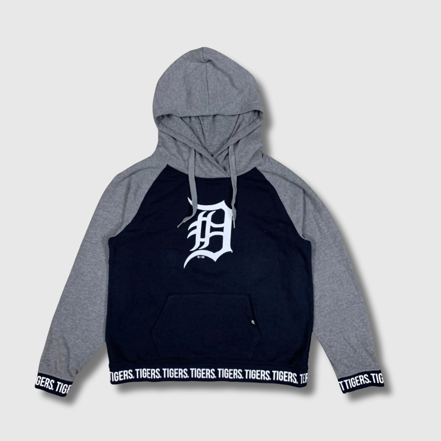 Áo Hoodie - MLB47 Unisex Basic Hoodie 'Navy/Grey' - HD54