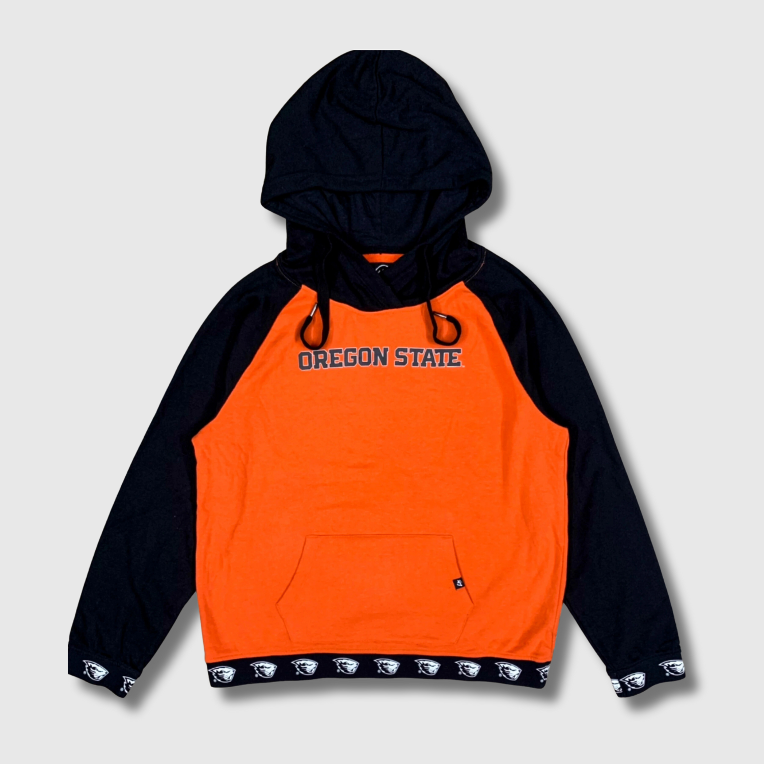 Áo Hoodie - MLB47 Unisex Basic Hoodie 'Orange/Black' - HD64