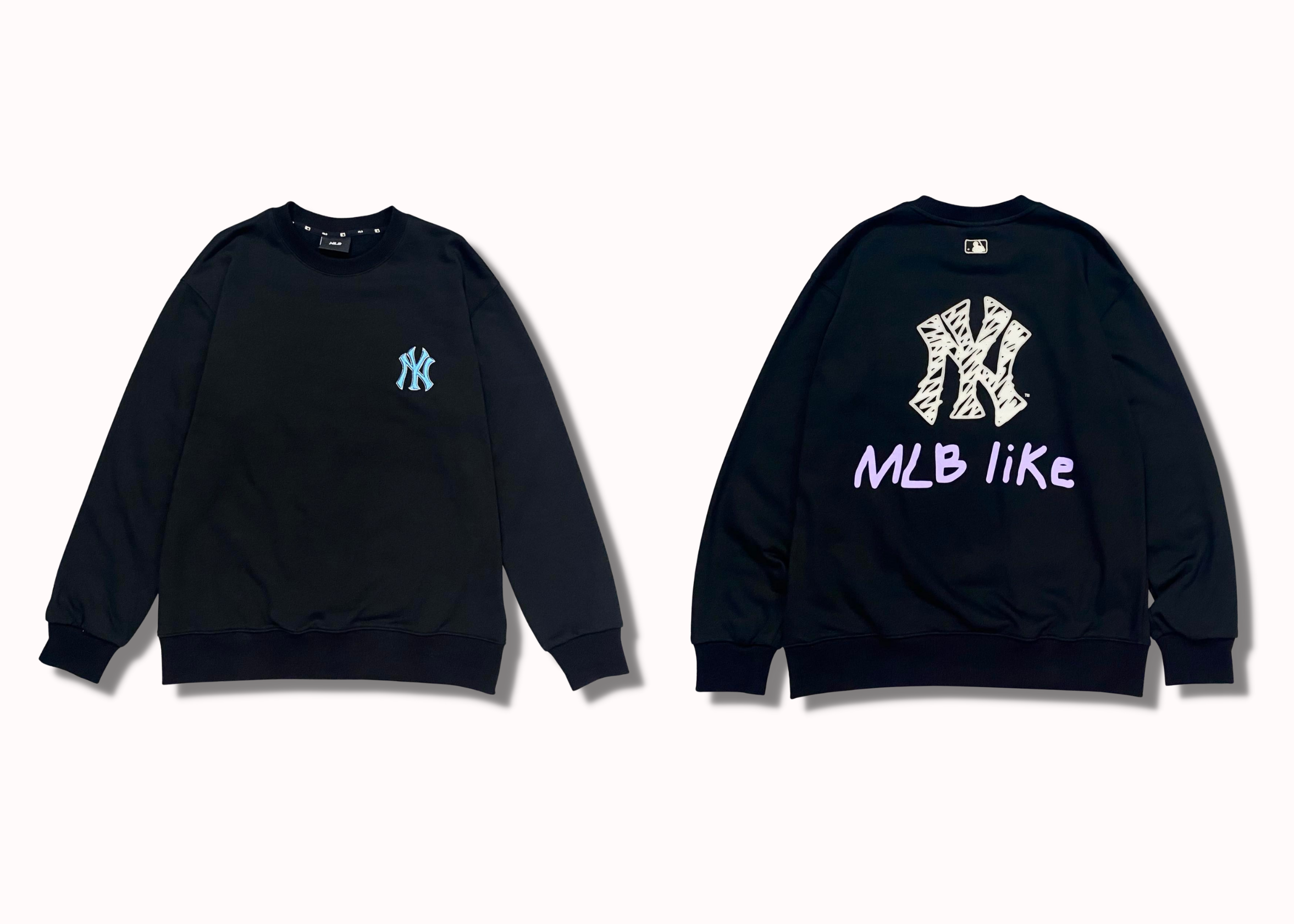 Mua Áo Sweater MLB New York Like Áo Nỉ Form Rộng Tay Bồng Chuẩn Xu Hướng Nỉ  Bông Cao Cấp Unisex Nam Nữ  Yeep