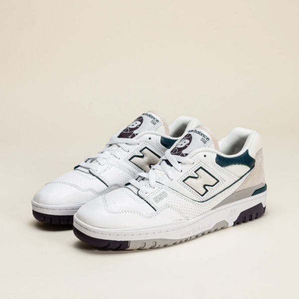 Giày Casual Chính Hãng - NewBalance 550 'White Purple Green' - BB550WCB