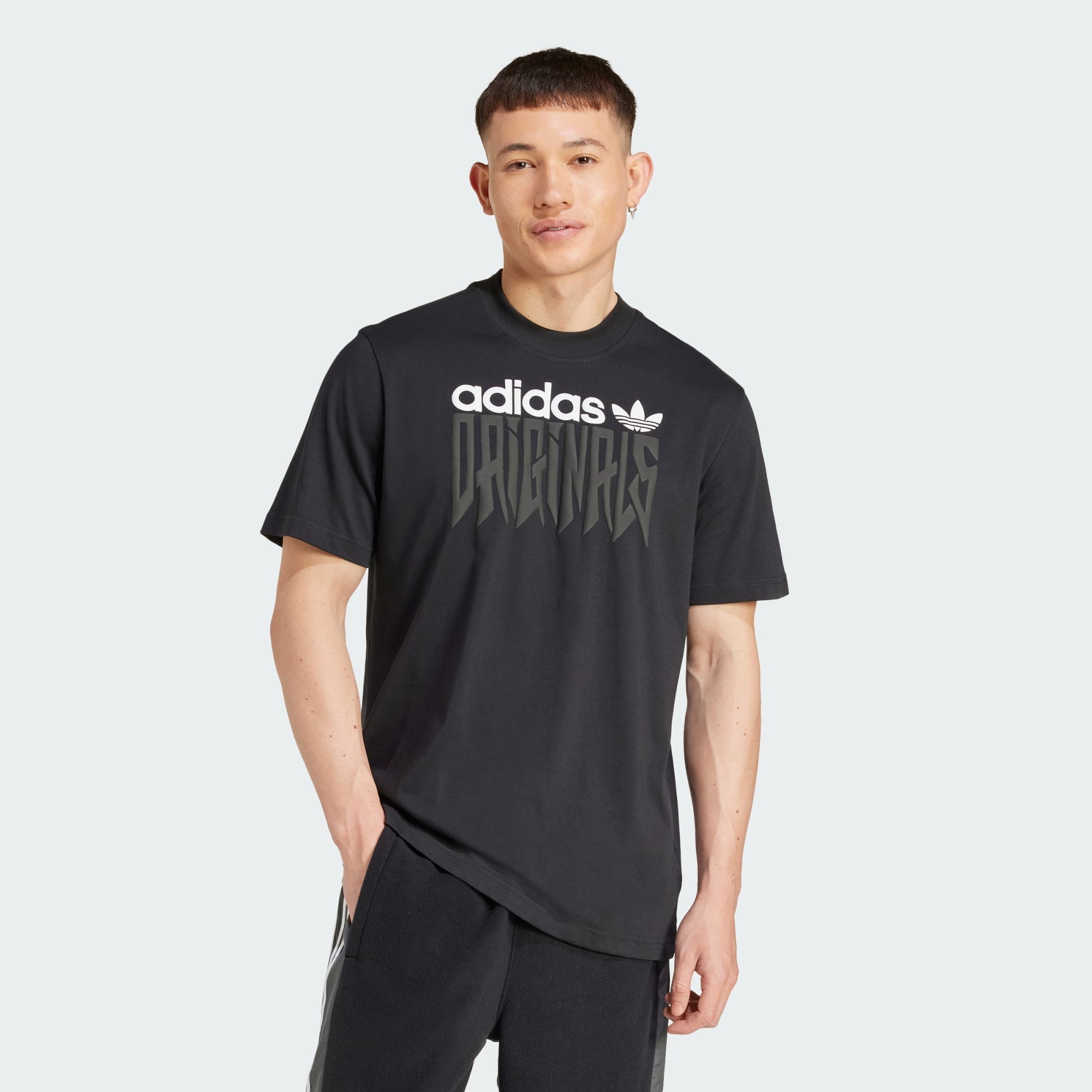 Áo Tshirts Chính Hãng - Adidas Graphic Loose Tee 'Black' - IZ4831