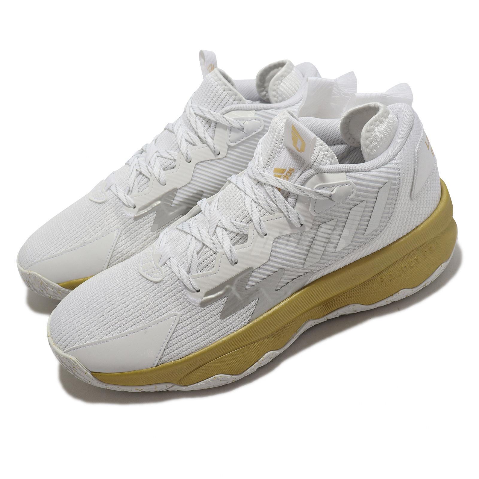Giày Bóng Rổ Adidas - Dame 8 White Silver Gold - GY1755
