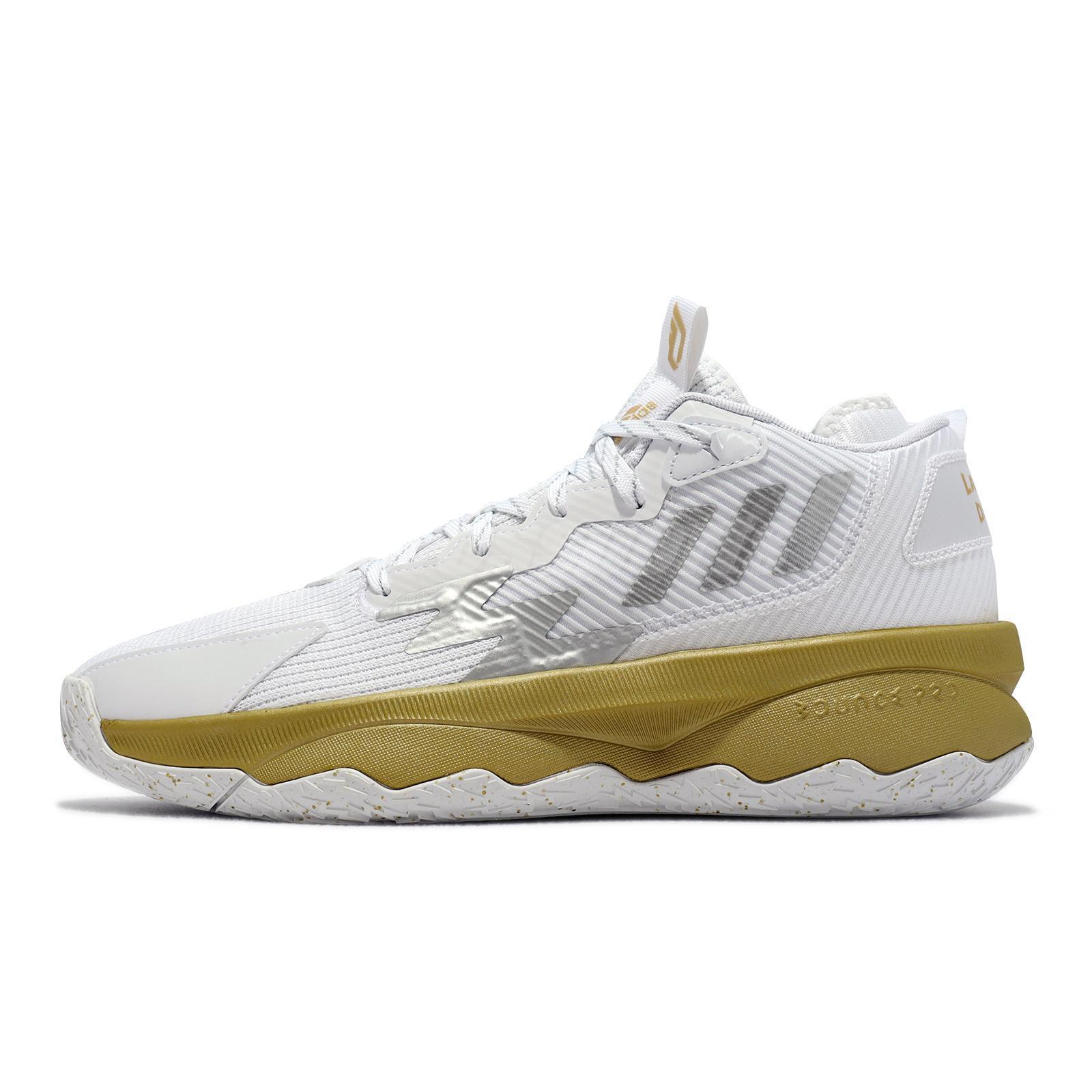 Giày Bóng Rổ Adidas - Dame 8 White Silver Gold - GY1755