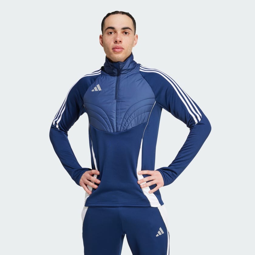 Áo Sweater Chính Hãng - adidas Tiro 24 Training Ziptop Winter Herren 'Blue' - IY0127