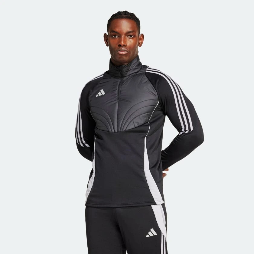 Áo Sweater Chính Hãng - adidas Tiro 24 Training Ziptop Winter Herren 'Black/ Grey' - IM9966