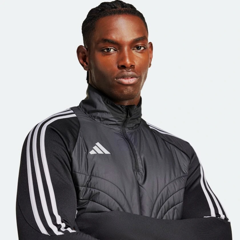 Áo Sweater Chính Hãng - adidas Tiro 24 Training Ziptop Winter Herren 'Black/ Grey' - IM9966
