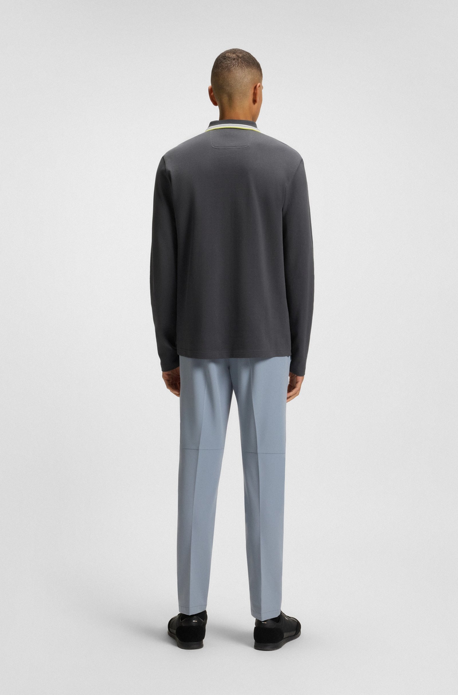 Áo Sweater Chính Hãng - Hugo Boss Paddy Polo ''Dark Grey'' - 8044818-020