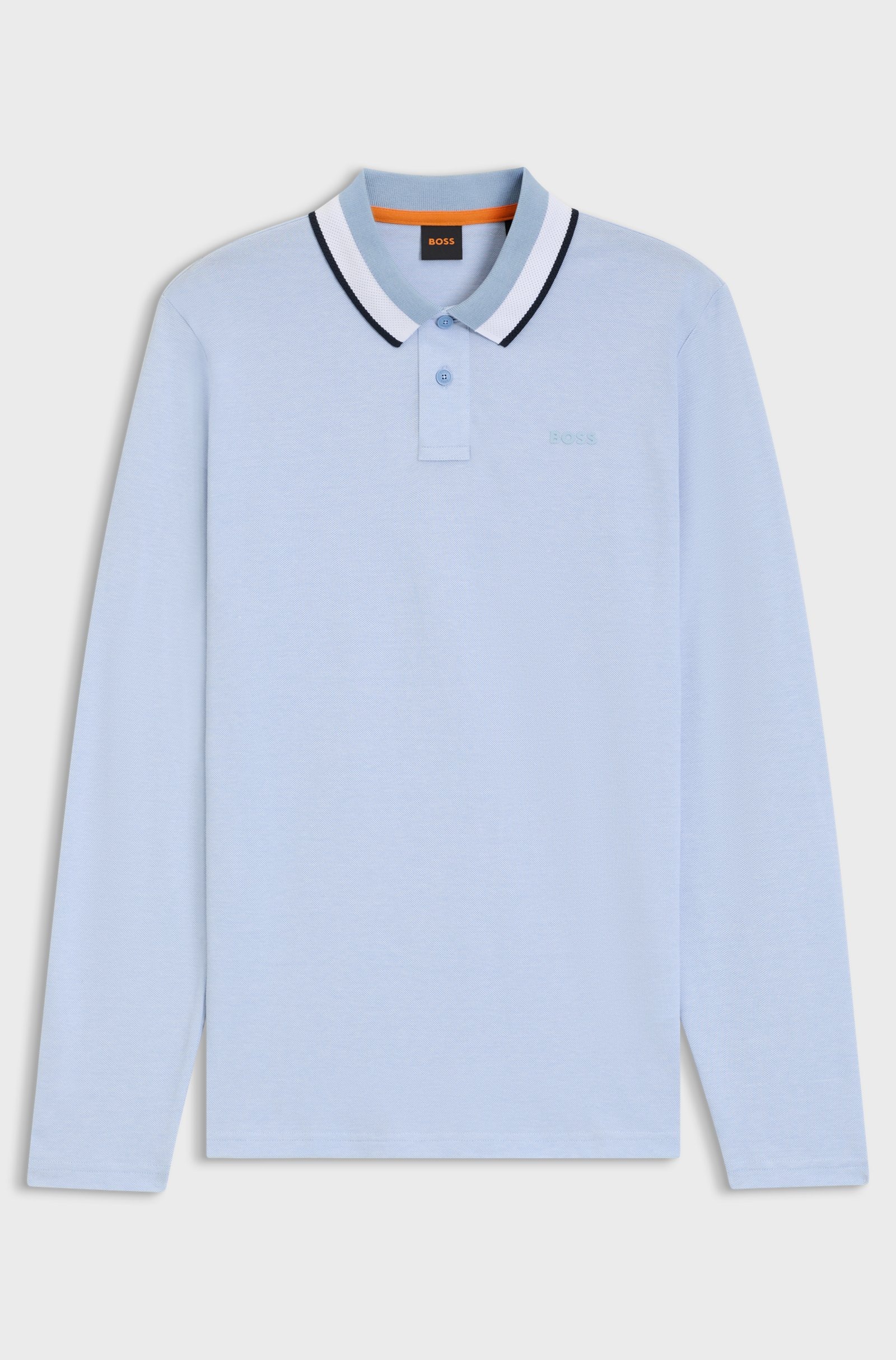 Áo Sweater Chính Hãng - Hugo BOSS Paddy Polo Shirt Long Sleeve ''Light Purple'' - 50544845-070