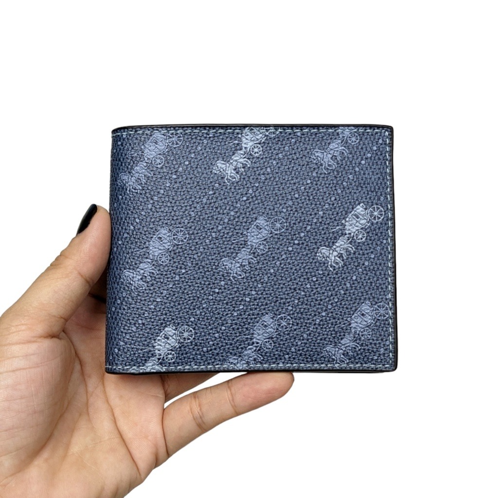 Phụ Kiện Chính Hãng - Ví Coach Men's Horse 'Denim' - VC26