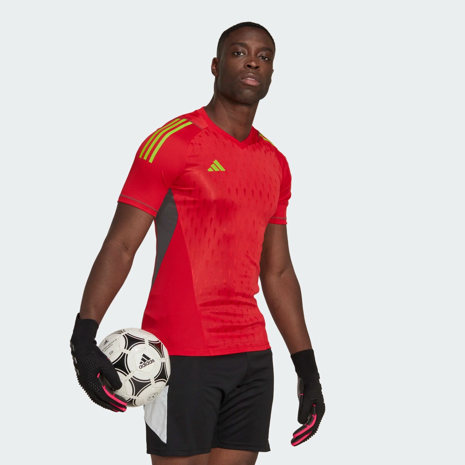 ÁO TSHIRTS CHÍNH HÃNG - ADIDAS Tiro23 PRO GK JERSEY SHORT SLEEVE TEAM RED - HK7669