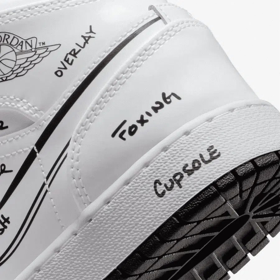 Giày Casual Chính Hãng - Nike Nữ Air Jordan 1 Mid 