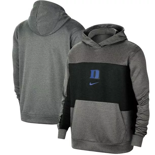 Áo Hoodie Chính Hãng - Nike Mens Duke Blue Devils Nike Logo Basketball 'Grey/Black' - 224936435184