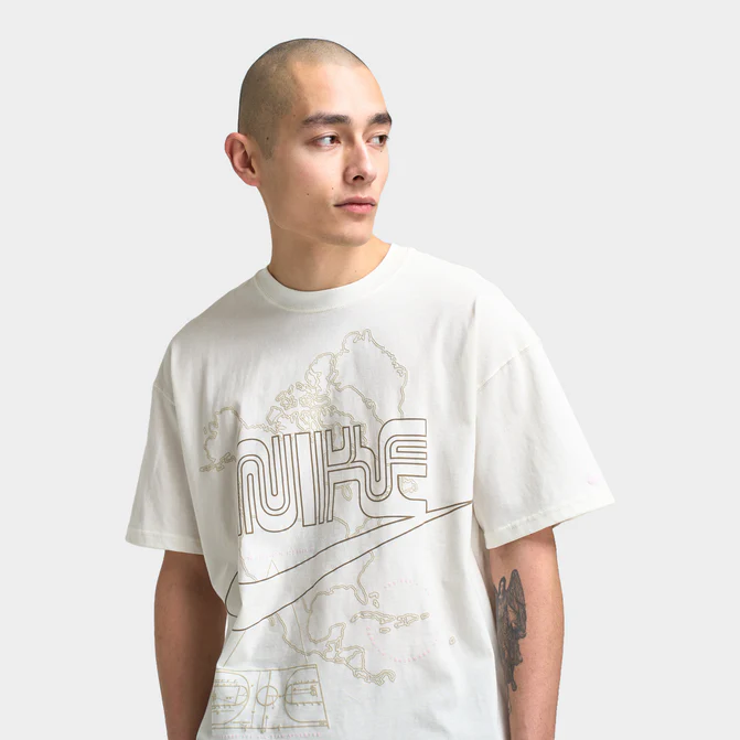 Áo Tshirts Chính Hãng - Nike Sportswear Max90 '' Khaki/Pink Foam '' - HV4828-133