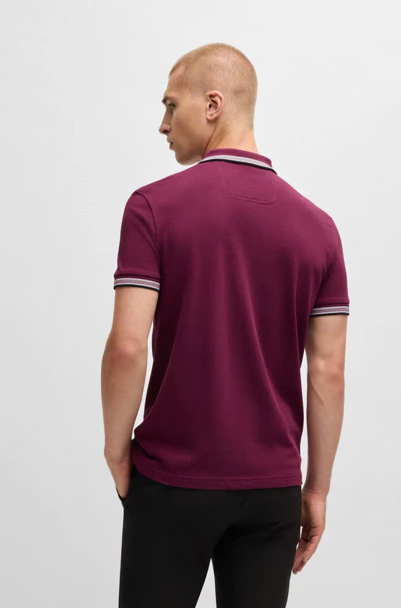 Áo Polo Chính Hãng - Hugo BOSS Paddy Polo T-shirt ''Dark Red'' - 50469055-651