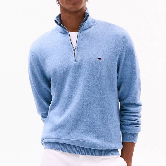 Áo Sweater Chính Hãng - Áo Len Tommy Hilfiger Men's Hefzip Sweater 