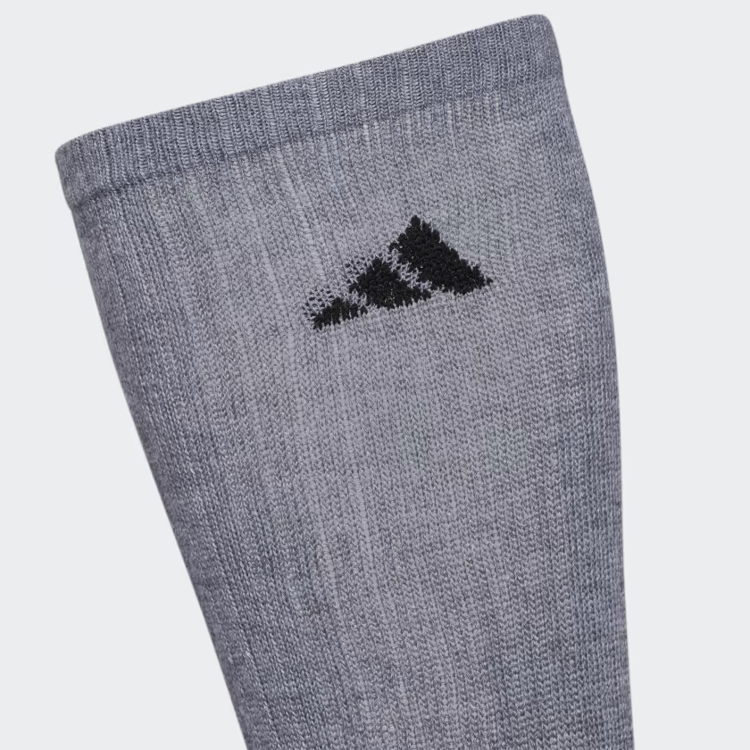 Phụ Kiện Chính Hãng - Tất Adidas Athletic Cushioned Crew Socks 6 Pairs / 6 đôi '' Grey '' - BH9424