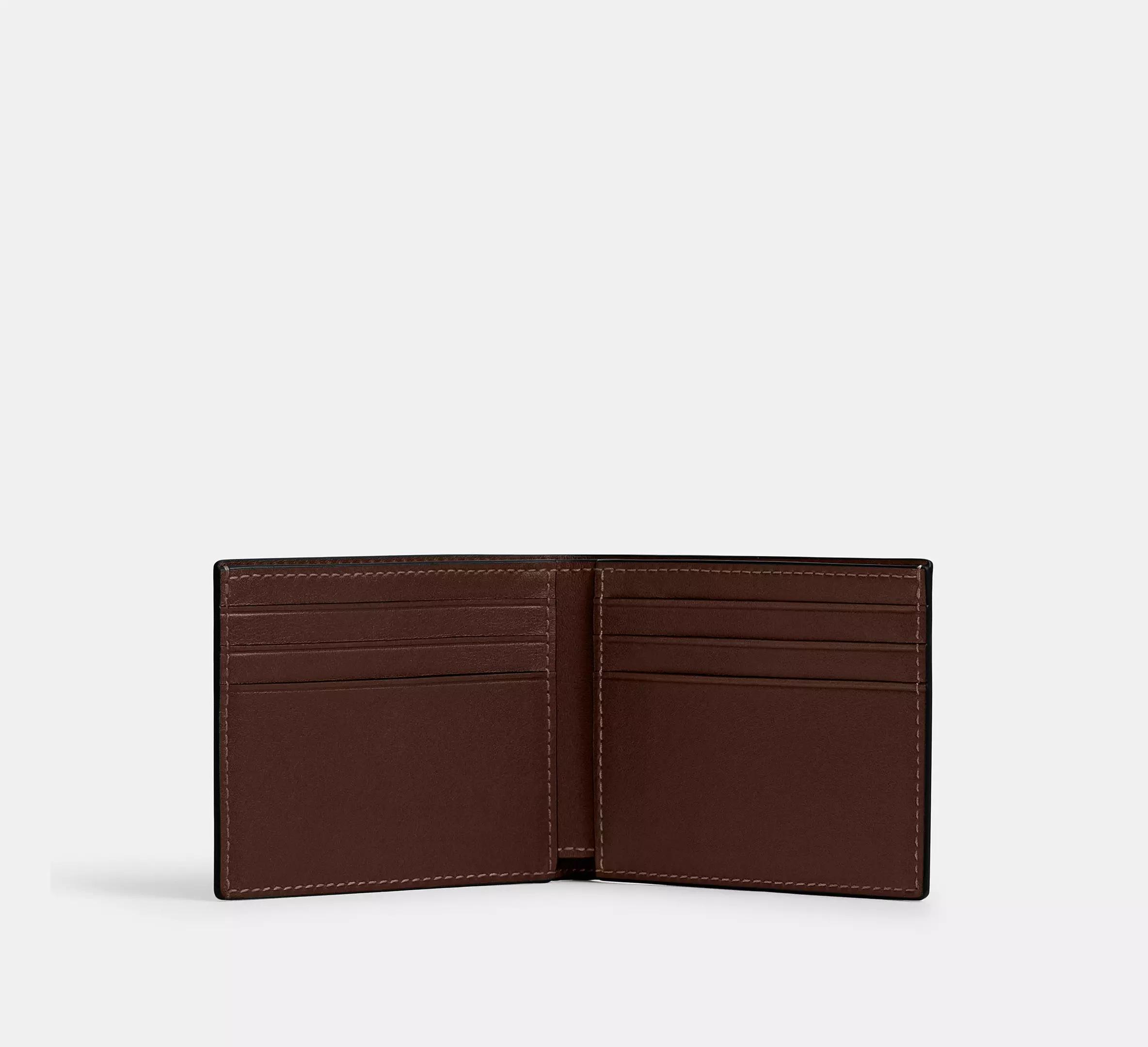 Phụ Kiện Chính Hãng - Ví Coach Slim Billfold Wallet 'Brown' - VC40