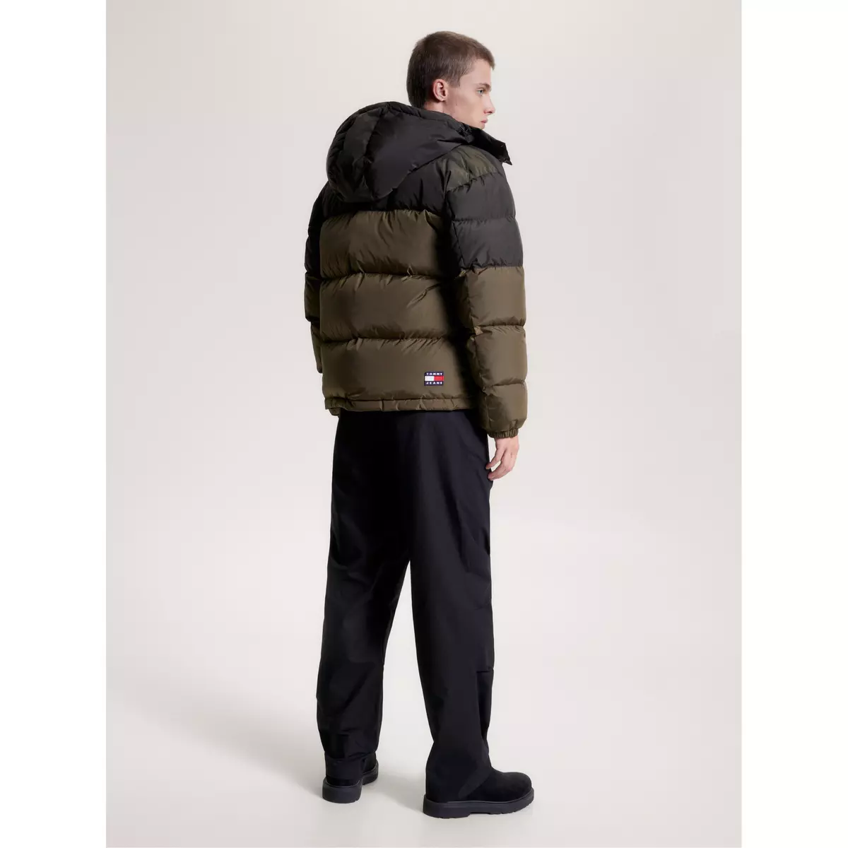 Áo Khoác Phao Chính Hãng - Tommy Hilfiger Mens Mixed-Media Puffer 