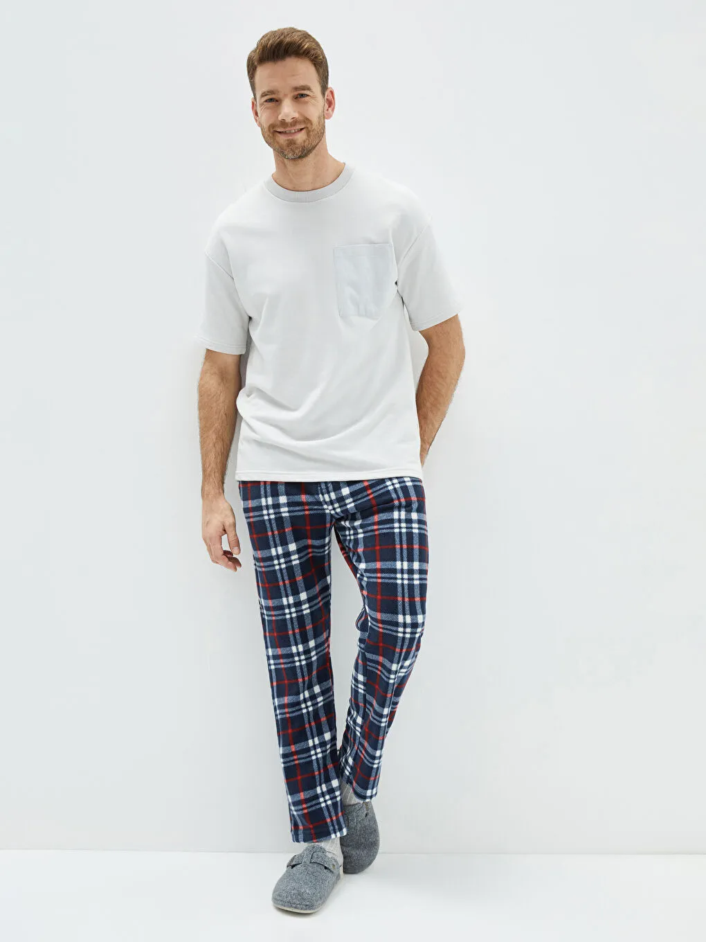 Quần Dài Chính Hãng - Quần Nỉ Bông Goodfellow & Co™ Men's Microfleece ''Black/Blue'' - 91803502BB