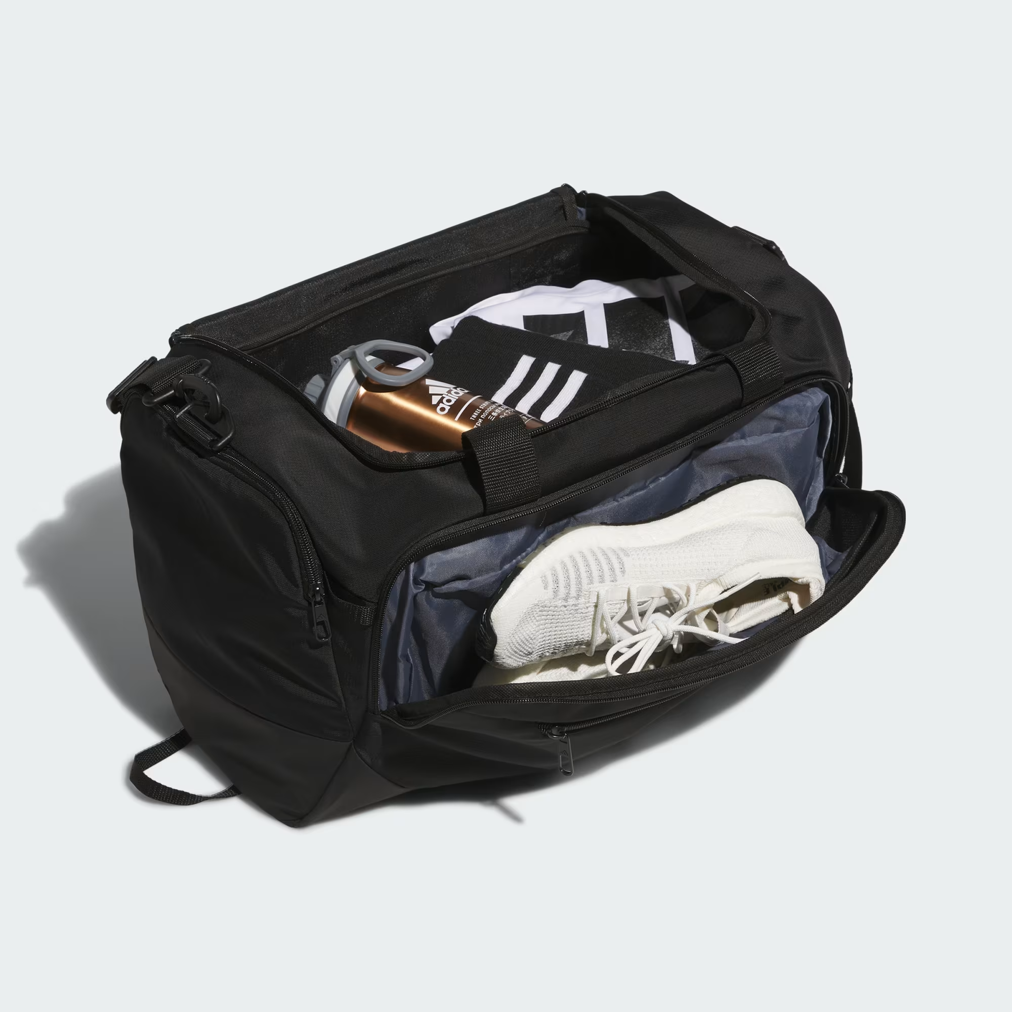 Phụ Kiện Chính Hãng - Túi Trống Adidas Defender 5 Small Duffel Bag 'Black'- JJ7411