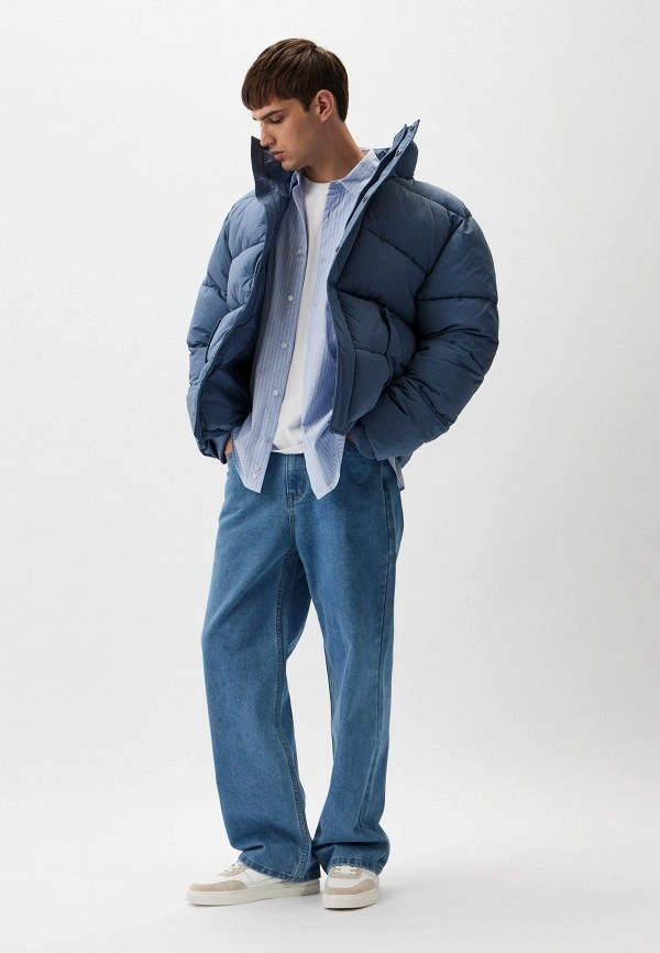 Áo Khoác Phao Chính Hãng - ECRU Padded Down Jacket ''Blue'' - 6989/650/600 - 808/034/420