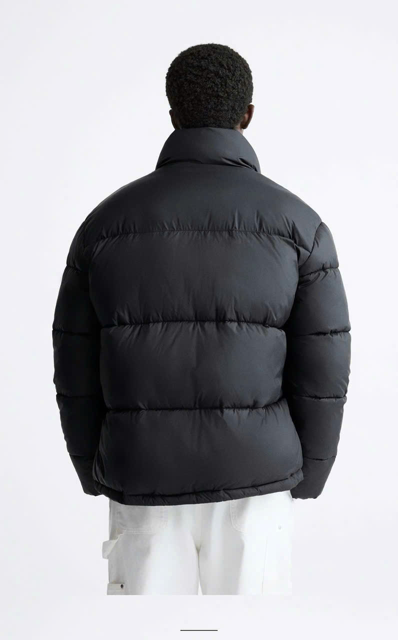Áo Khoác Phao Chính Hãng - Zara Water Repellent Quilted Jacket No Hat Version  ''Black'' - 6985-450-800