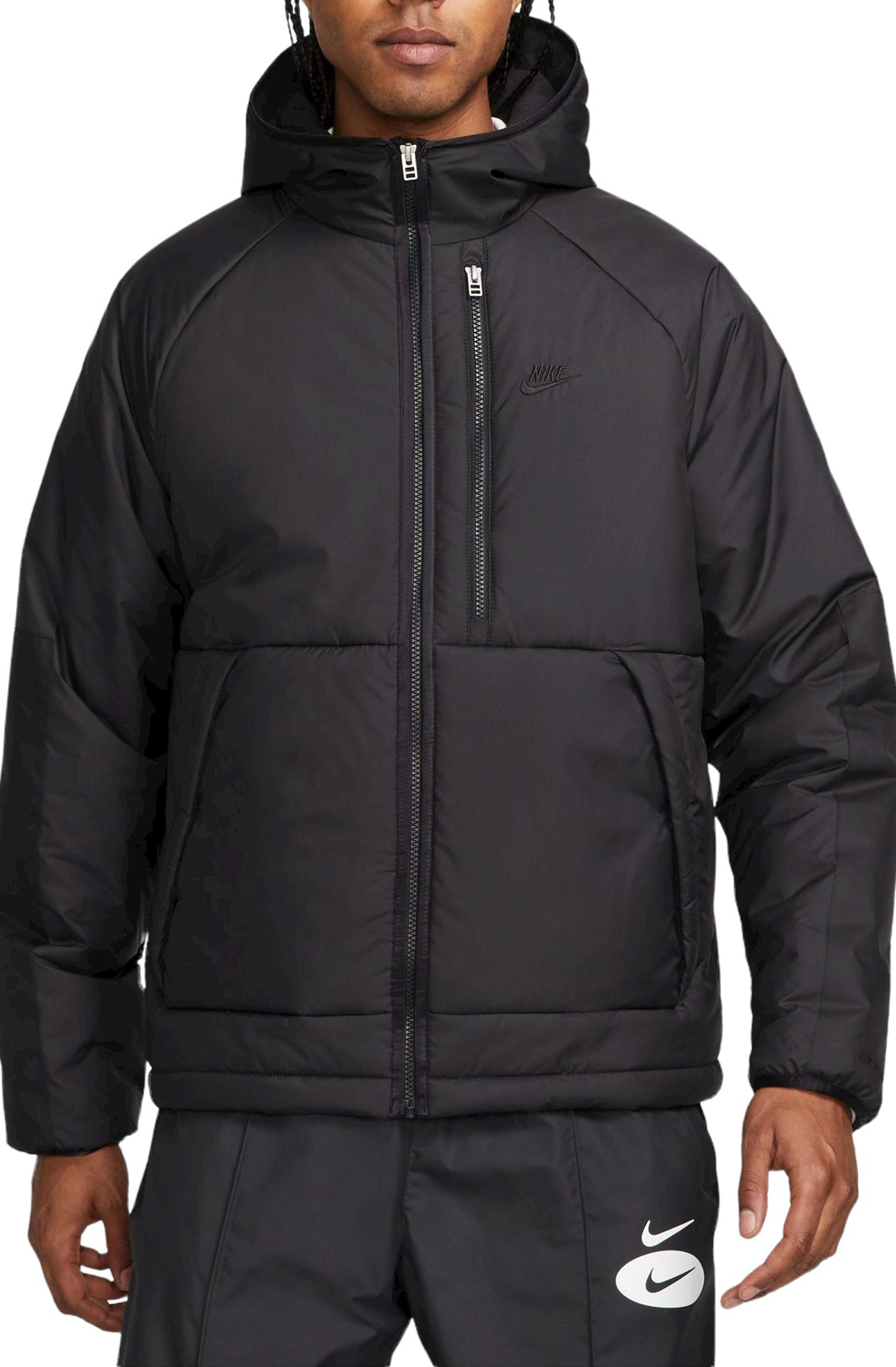 Áo Khoác Chính Hãng - Áo Khoác Nike SW Therma FIT Legacy Hooded Jacket ''Black''- DD6858-011